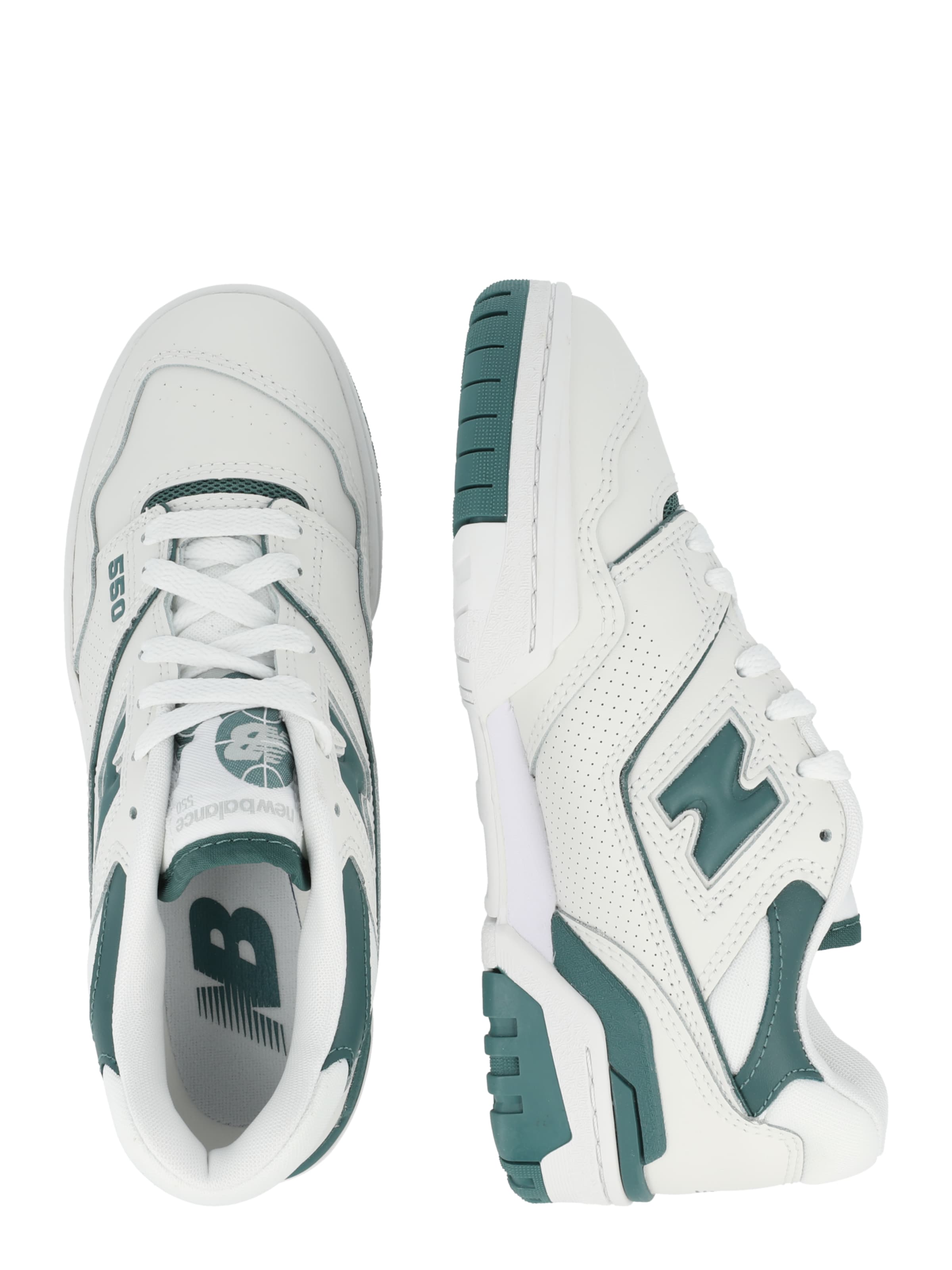 new balance Nizke superge '550' | zelena barva