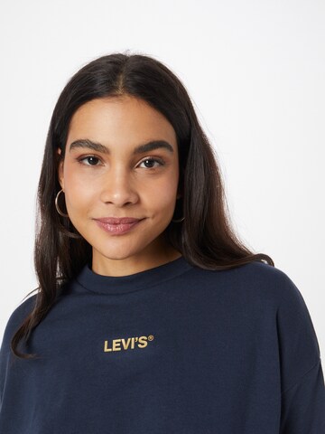 LEVI'S ® Sweatshirt 'Graphic Laundry Crew' in Blauw