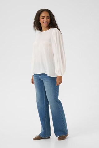 KAFFE CURVE Blouse 'Viva' in Wit