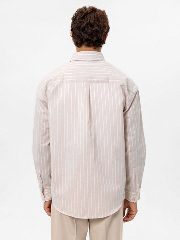 Antioch Regular fit Button Up Shirt 'Fiorenze' in Beige