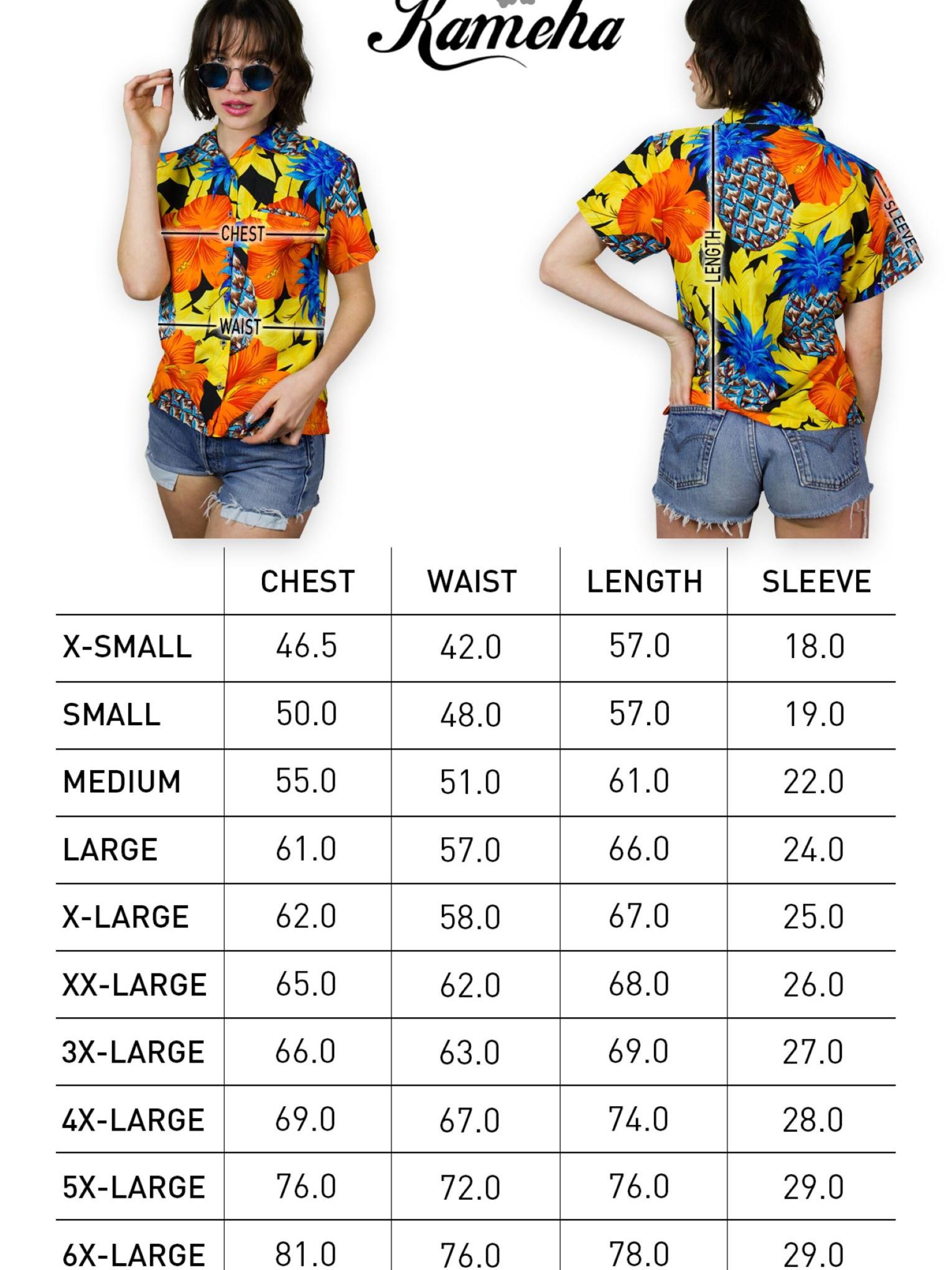 King Kameha Bluse 'Pineapple Hibiscus Black Line'‌‌‌‌ in Gelb