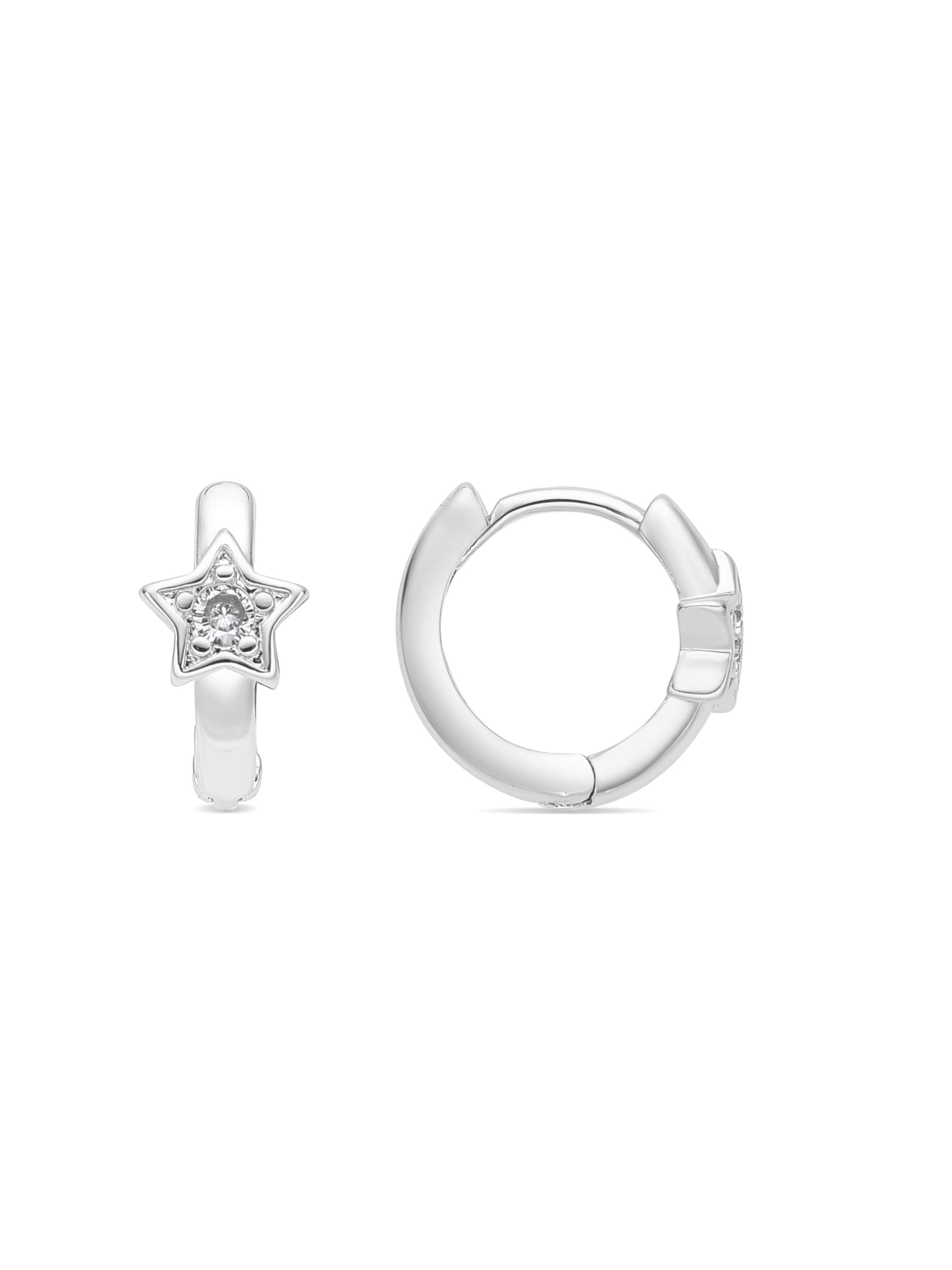 Luxenter Oorbellen 'Ktyu' in Zilver