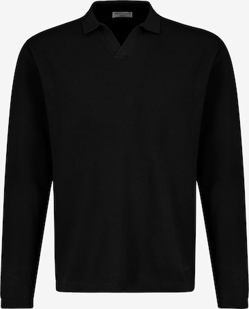 Eight2Nine Poloshirt in Schwarz: Vorderseite