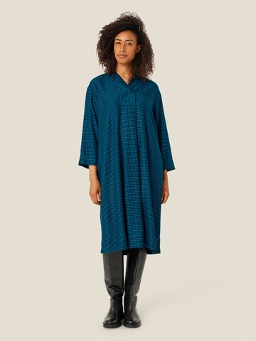 Robe 'Nettie' Masai en bleu : devant