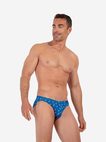 Slip ' Comfort Micro Briefs Beachcomber ' HOM en bleu : devant