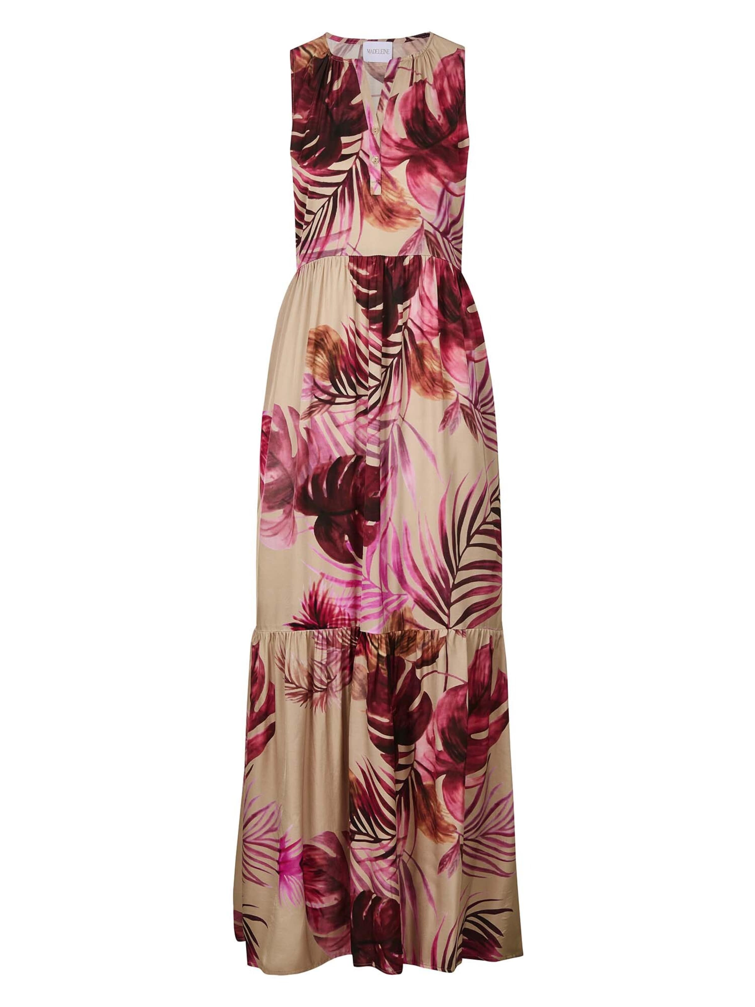 MADELEINE Zomerjurk in Beige: voorkant