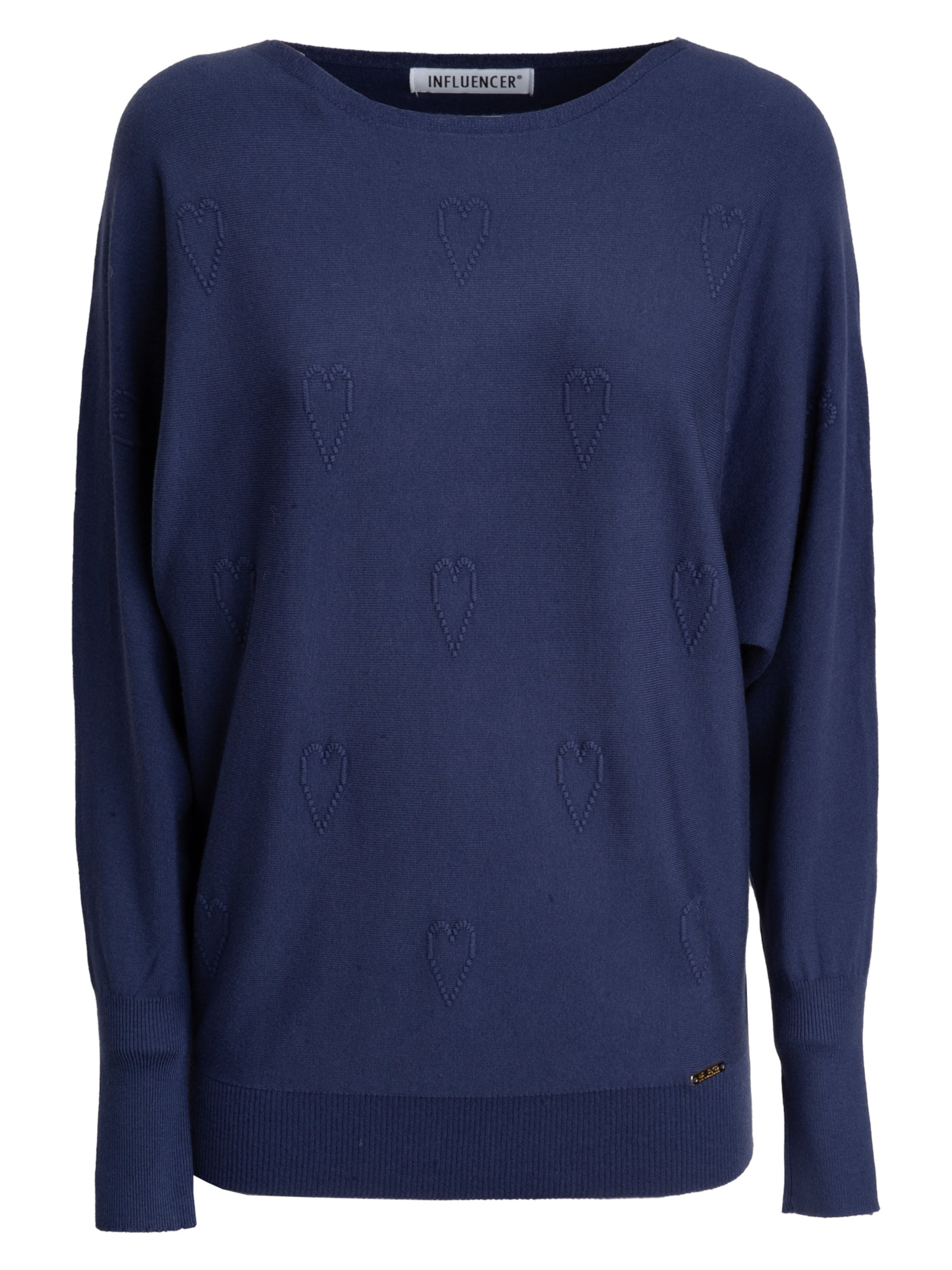 Pullover di Influencer in blu: frontale