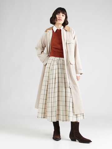 Jupe 'TSSALLY' TOPSHOP en blanc