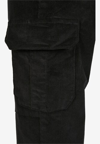 Urban Classics Tapered Cargo trousers in Black