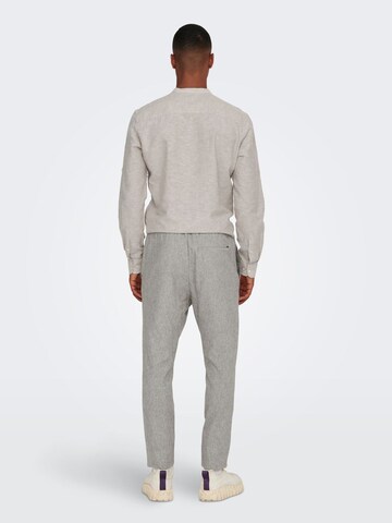 Regular Pantalon 'Linus' Only & Sons en gris