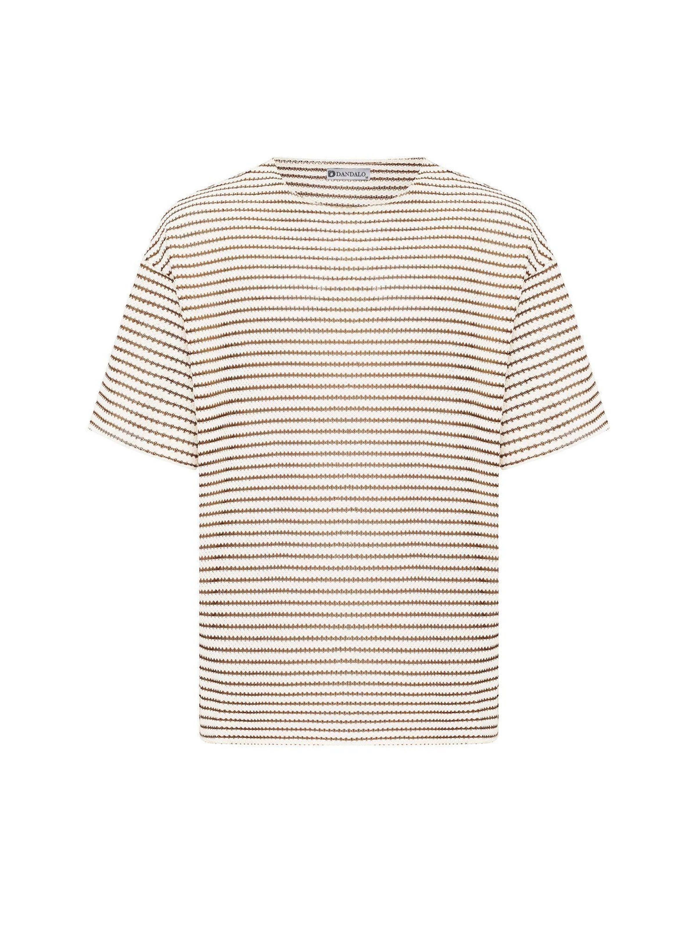 Dandalo T-shirt i brun: framsida