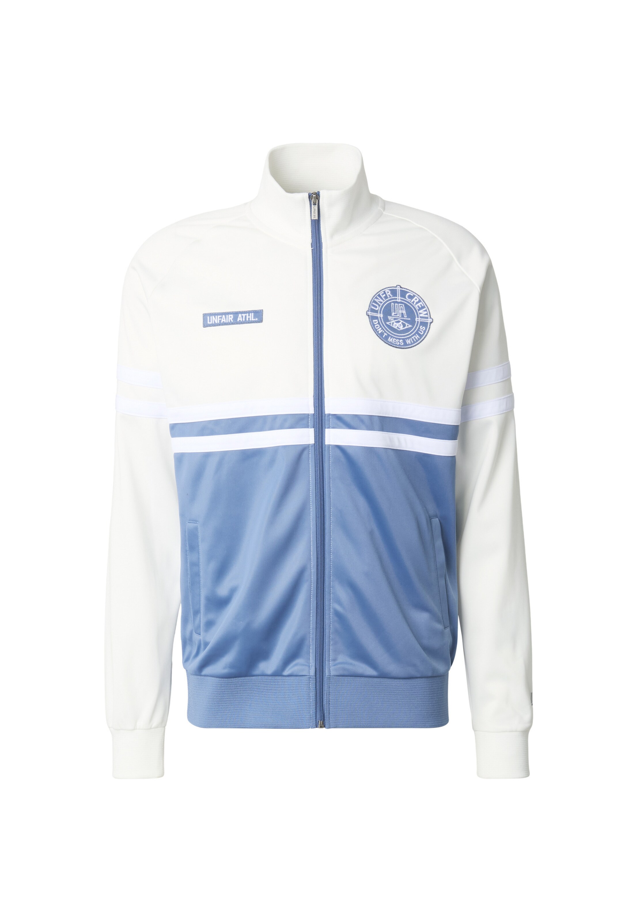 Giacca per l'allenamento 'DMWU' di Unfair Athletics in blu: frontale