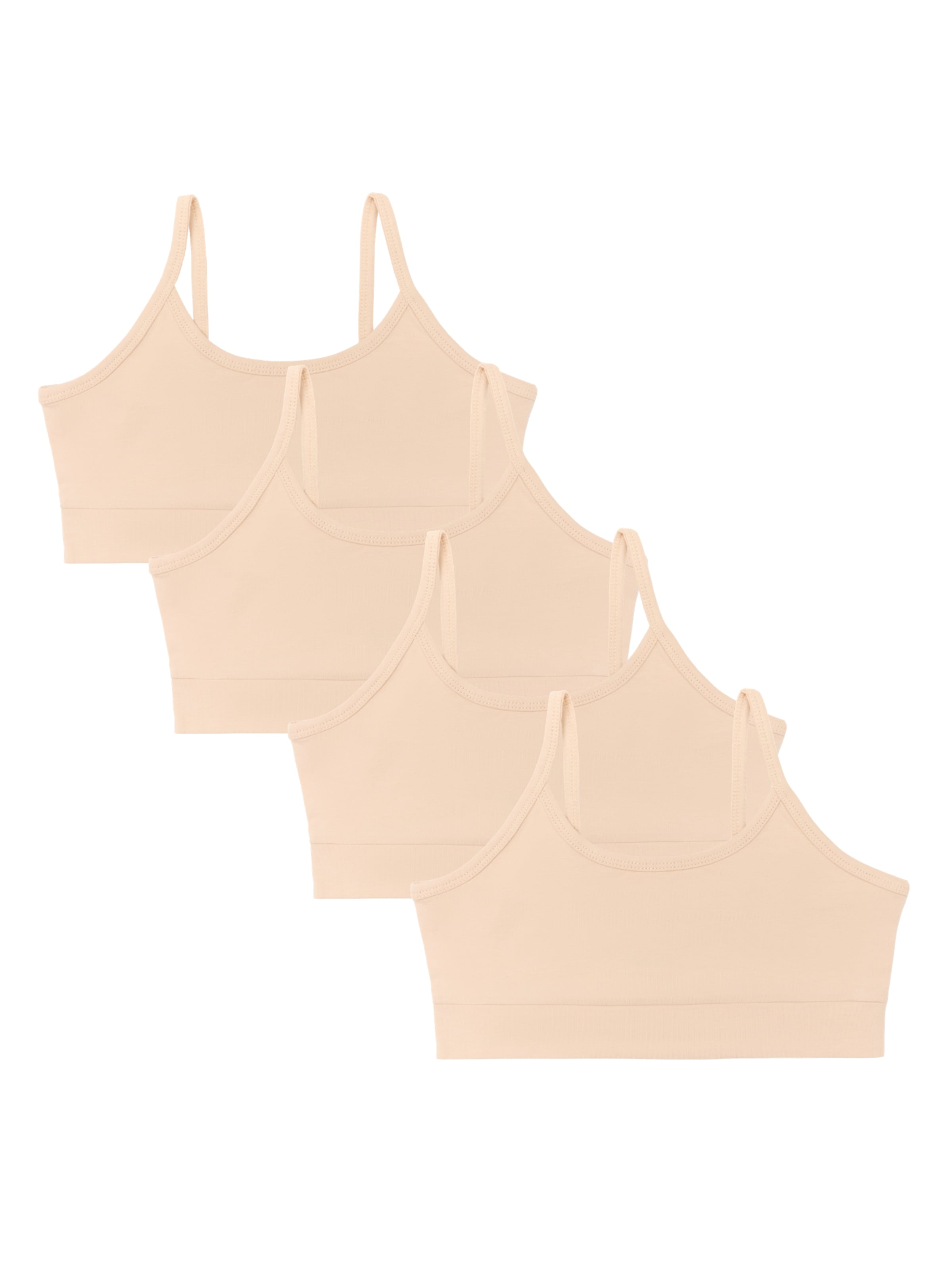 Albero Natur Bralette Bra in Beige: front