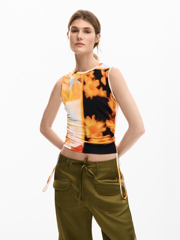 T-shirt 'Arty Flowers' Desigual en mélange de couleurs : devant