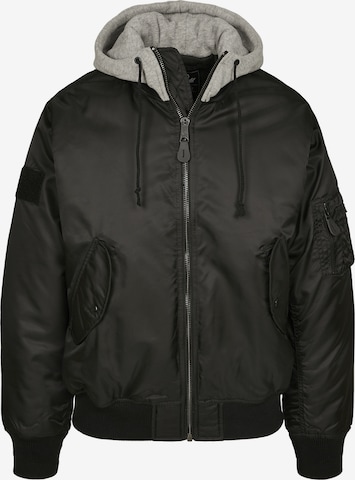Brandit Between-Season Jacket in Black: front