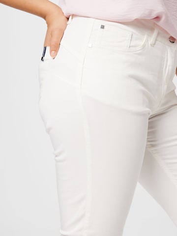 Slimfit Pantaloni 'RECCO' di Persona by Marina Rinaldi in bianco