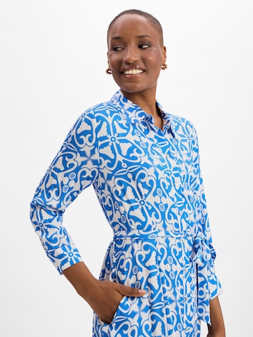 Marie Lund Hemdblusenkleid in Blau