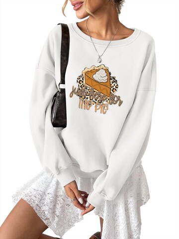 GORHEY Sweatshirt in White: front