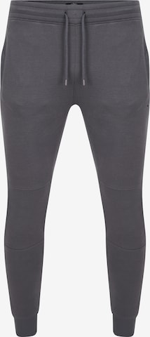 Effilé Pantalon Threadbare en gris : devant