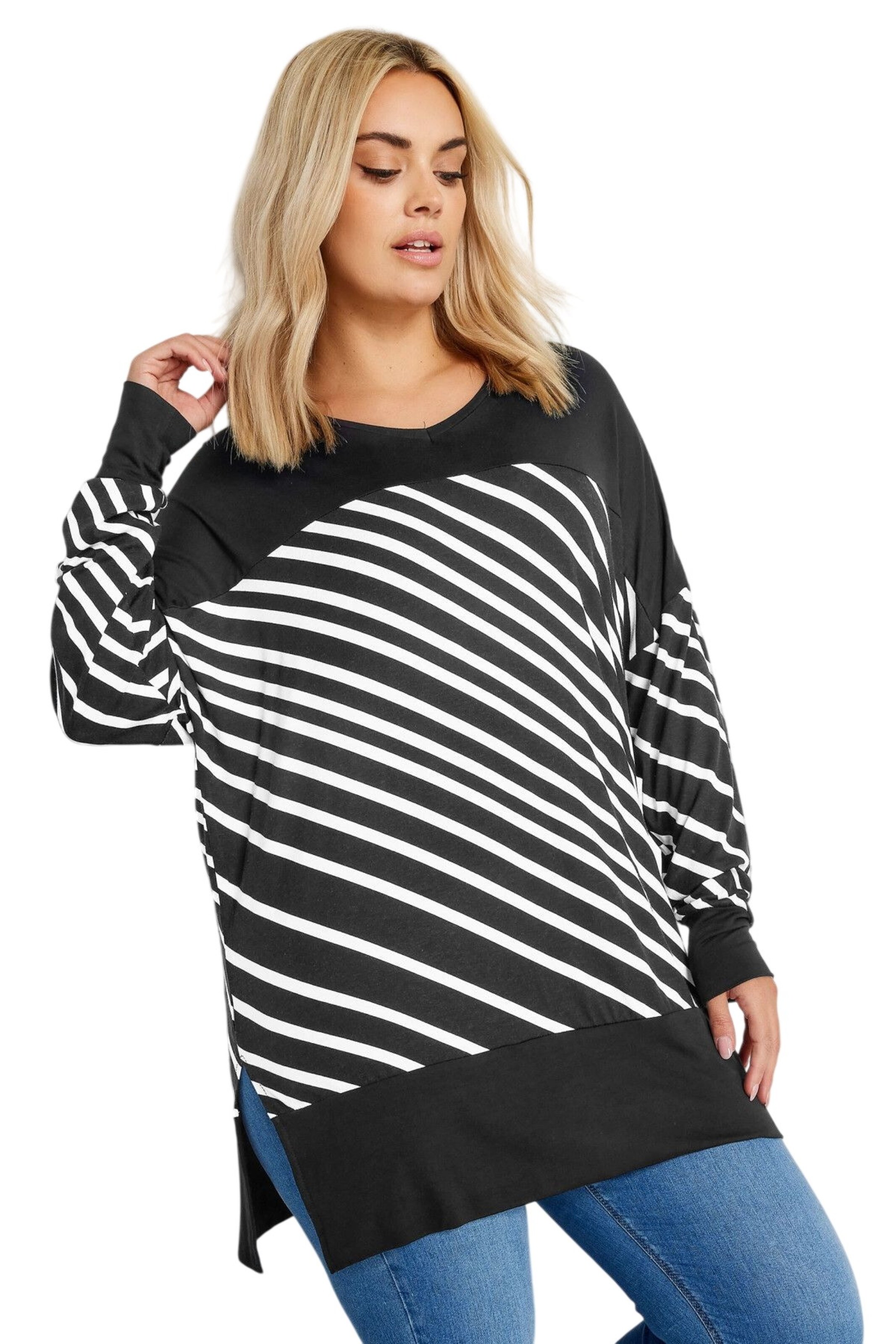 Stil Diva Shirt in Schwarz: Vorderseite