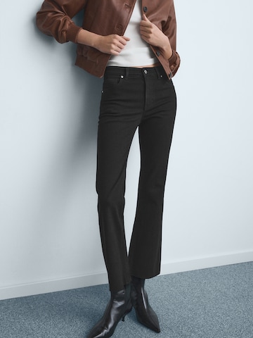 MANGO Regular Jeans 'SIENNA' in Black: front