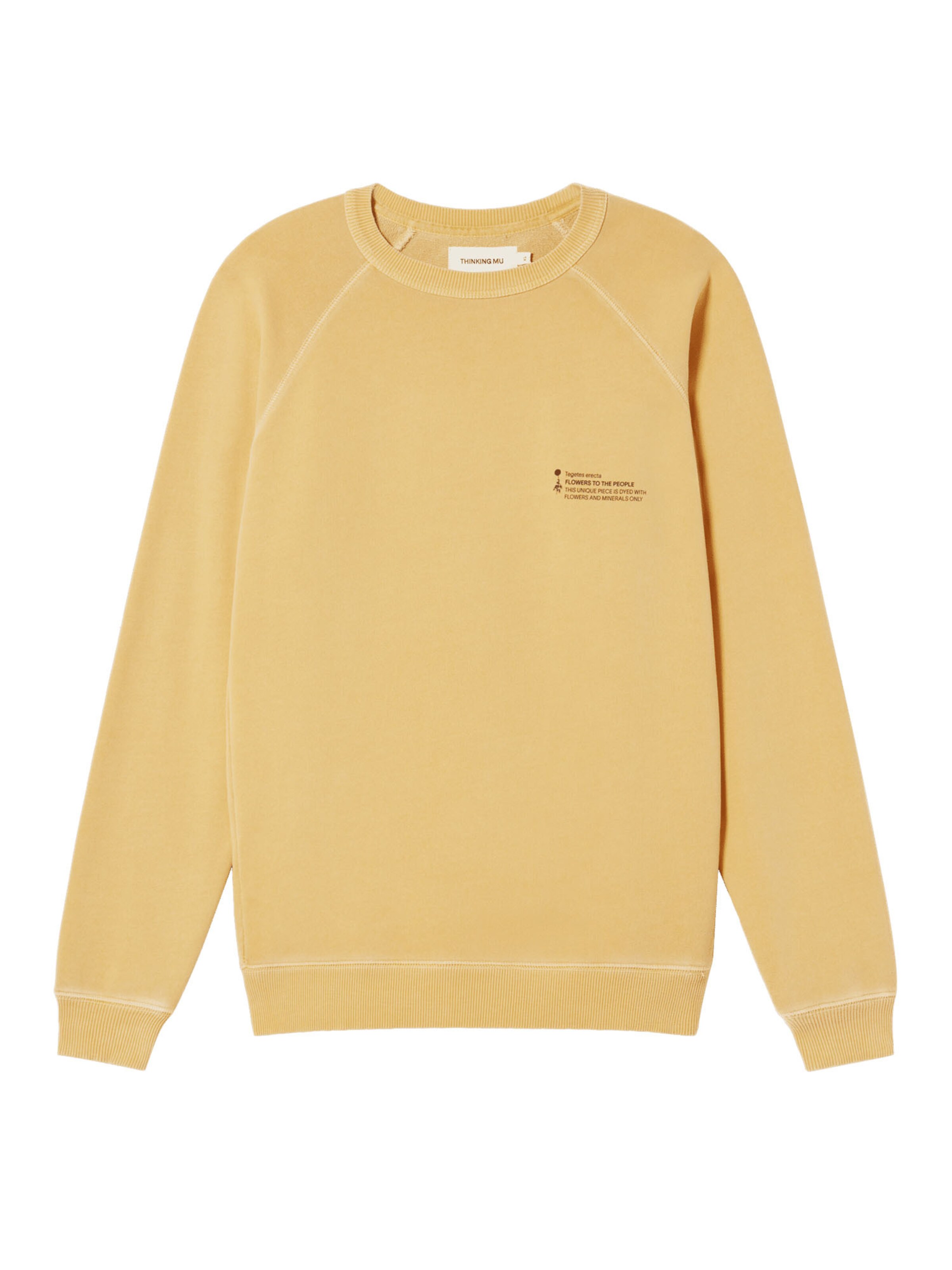 Thinking MU Sweatshirt in Yellow: front
