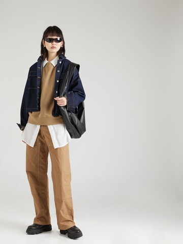 G-STAR Sweatshirt 'Premium core 2.0' in Beige