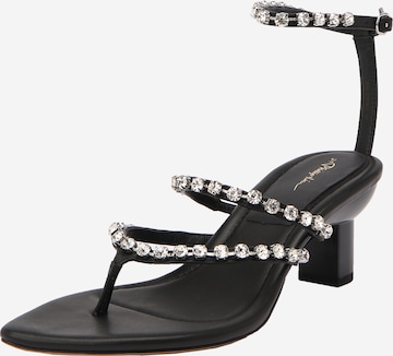 3.1 Phillip Lim Teenslipper 'VERONA' in Zwart: voorkant