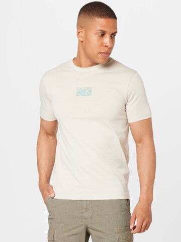 Calvin Klein T-Shirt in Beige: Vorderseite