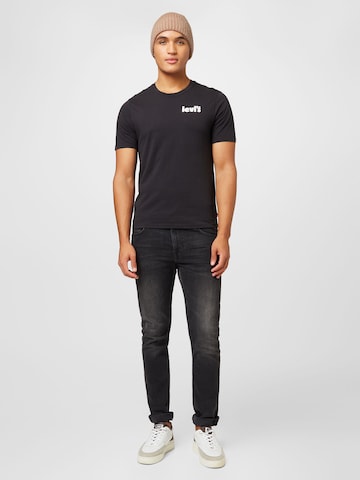 LEVI'S ® Shirt 'SS Relaxed Fit Tee' in Zwart