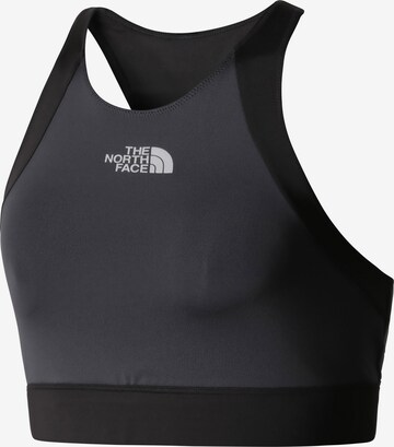 THE NORTH FACE Bustier Sport-BH in Grau: predná strana