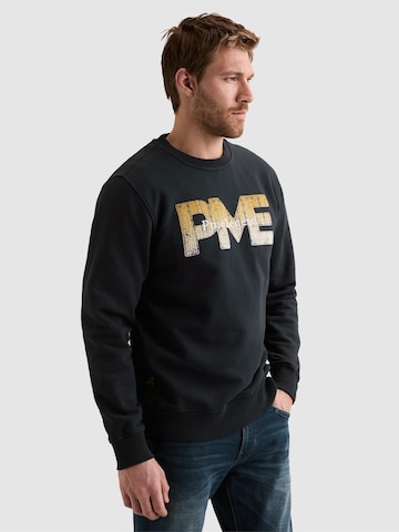 PME Legend Sweatshirt 'Sweatshirt in 100% cotton with print' i blå: forside