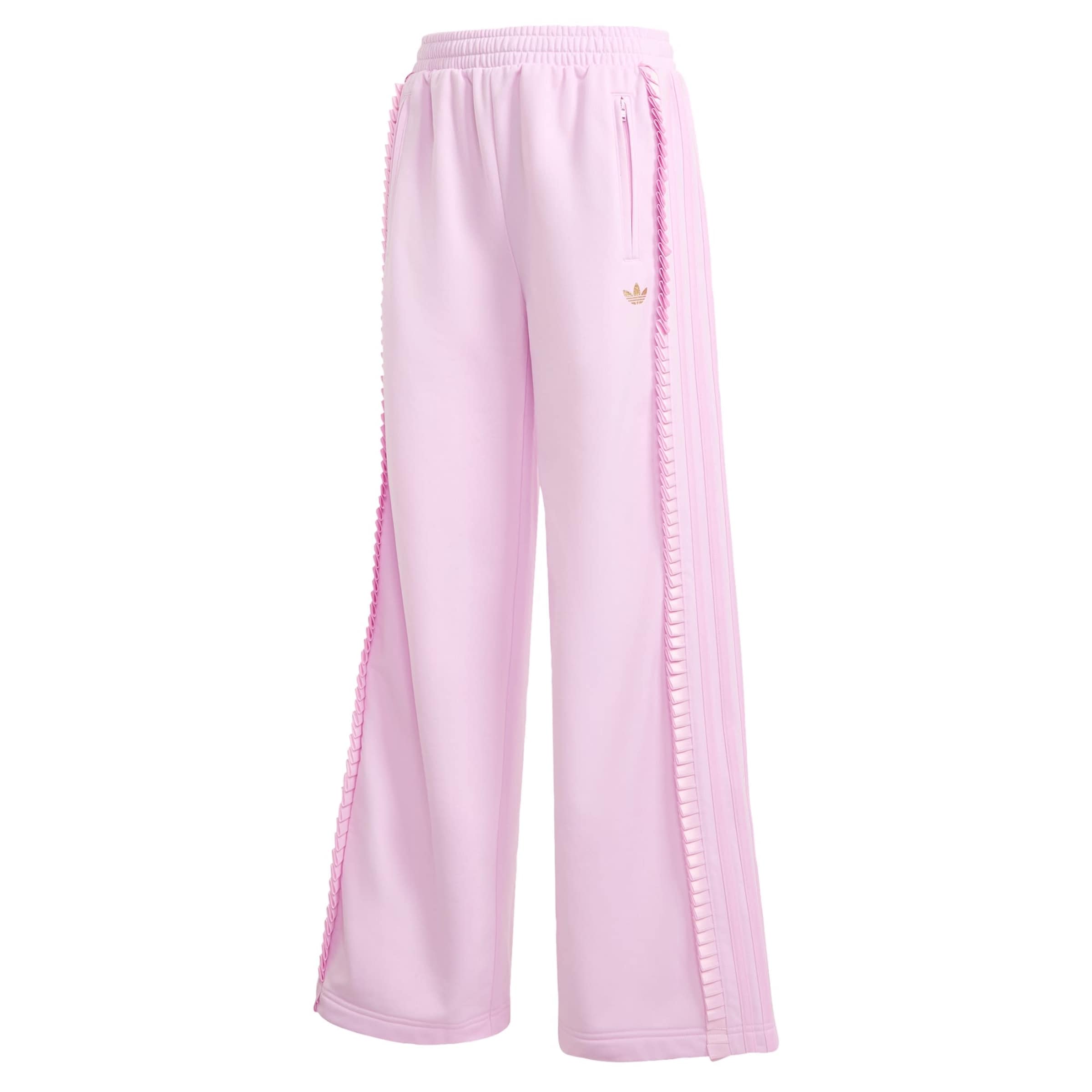 ADIDAS ORIGINALS Wide leg Trousers 'Firebird ' in Pink: front