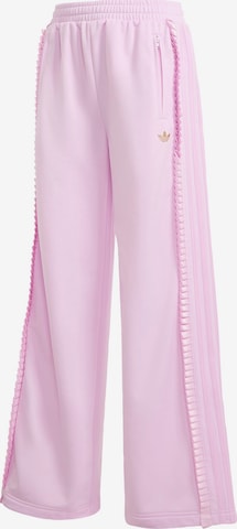 Pantalon 'Firebird ' ADIDAS ORIGINALS en rose : devant