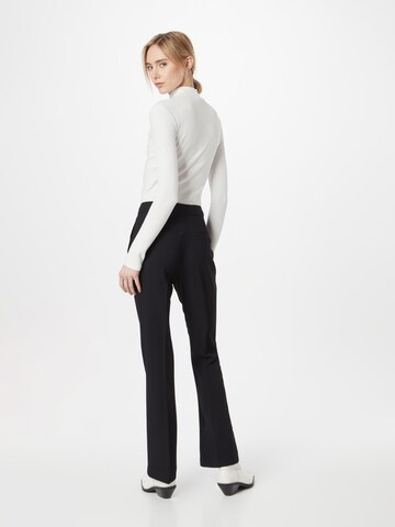 COMMA Regular Pleat-Front Pants in Black