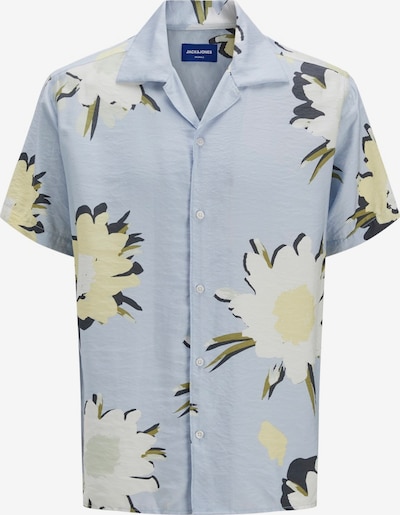 JACK & JONES Paita värissä vaaleansininen / pastellinkeltainen / oliivi / offwhite, Tuotenäkymä