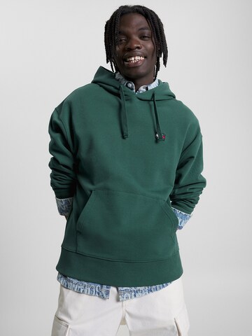 Tommy Jeans Sweatshirt in Groen: voorkant