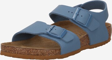 BIRKENSTOCK Open schoenen 'New York' in Blauw: voorkant