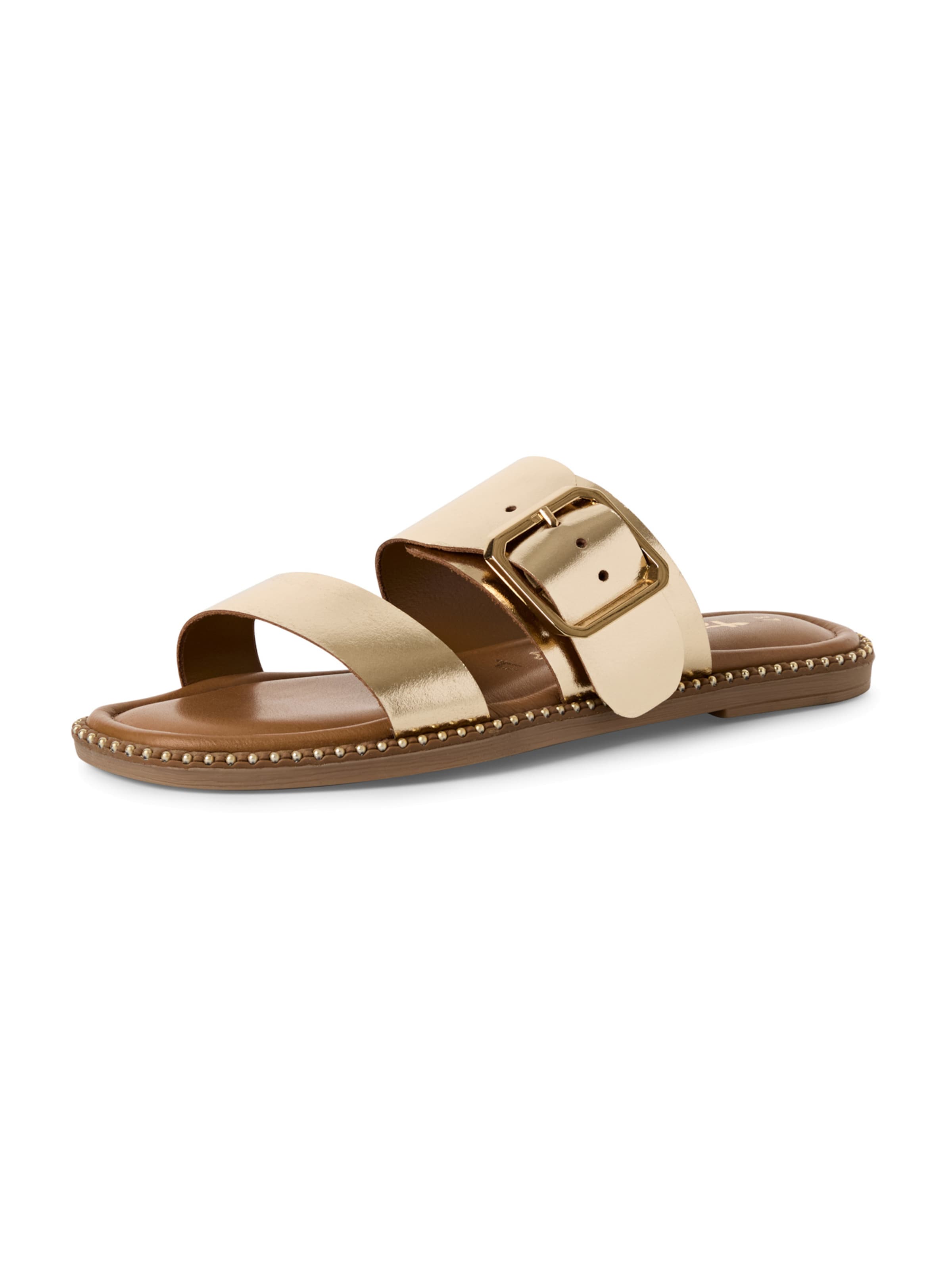 Tamaris Pantofle – zlatá: přední strana