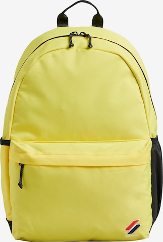 Superdry Backpack in Yellow: front