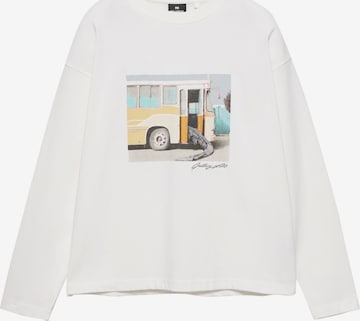 Pull&Bear Paita värissä valkoinen: etupuoli