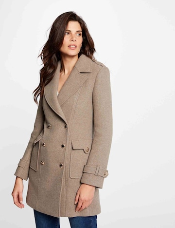 Morgan Between-Seasons Coat 'GFABI' in Beige: front