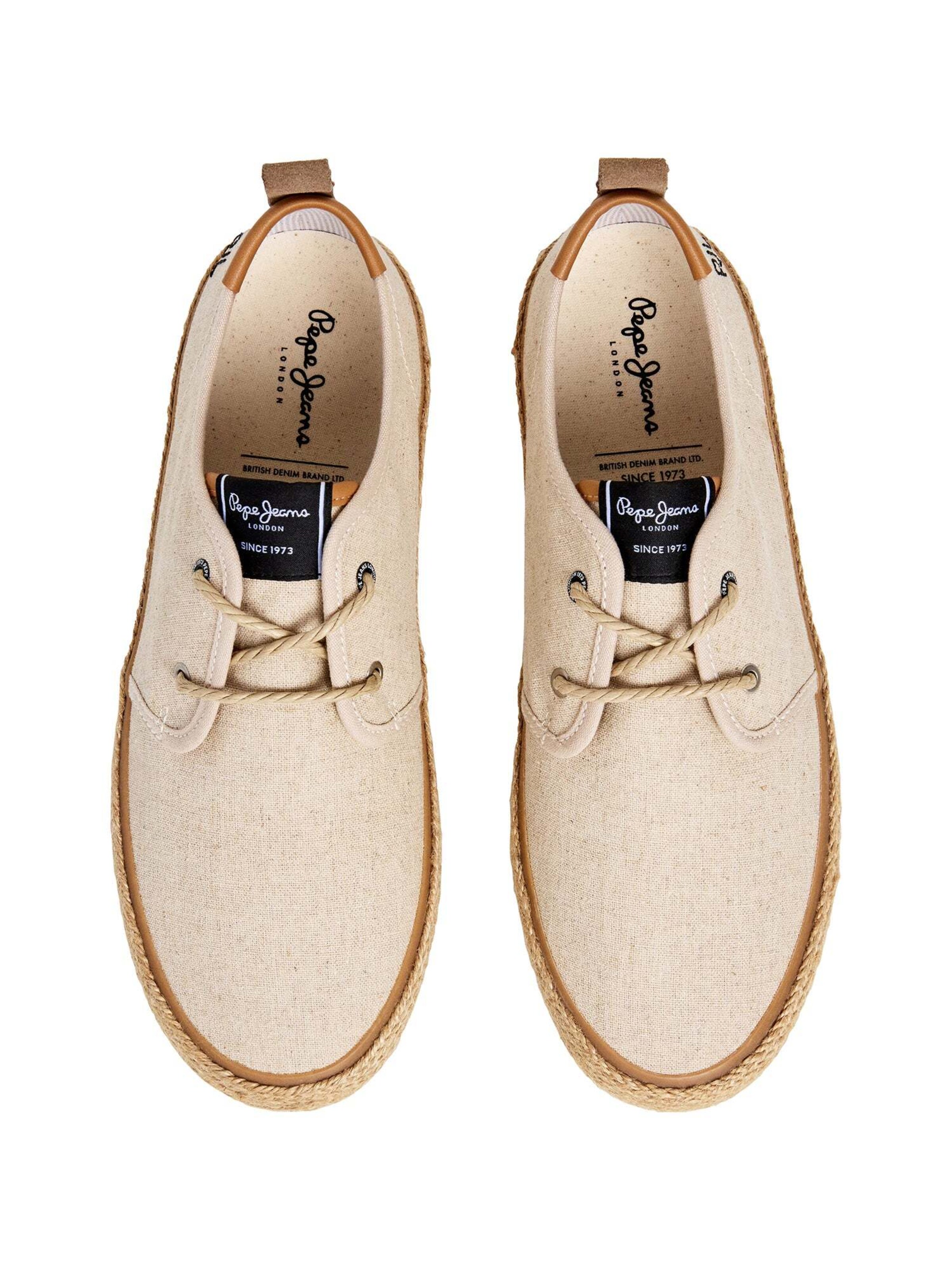 Espadrilles 'Port Nature' Pepe Jeans en blanc