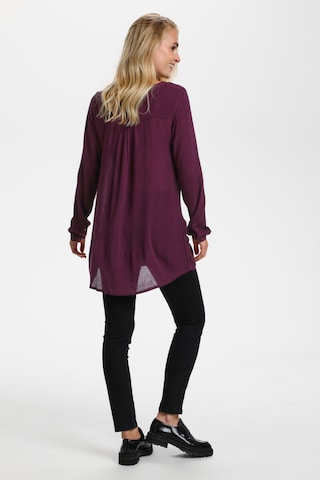 KAFFE CURVE Tunic 'Amber' in Purple