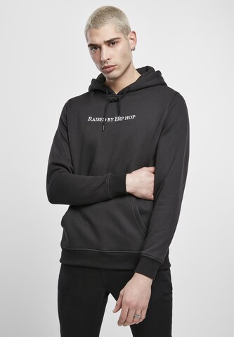 Mister Tee Sweatshirt 'Raised by Hiphop' in Schwarz: predná strana