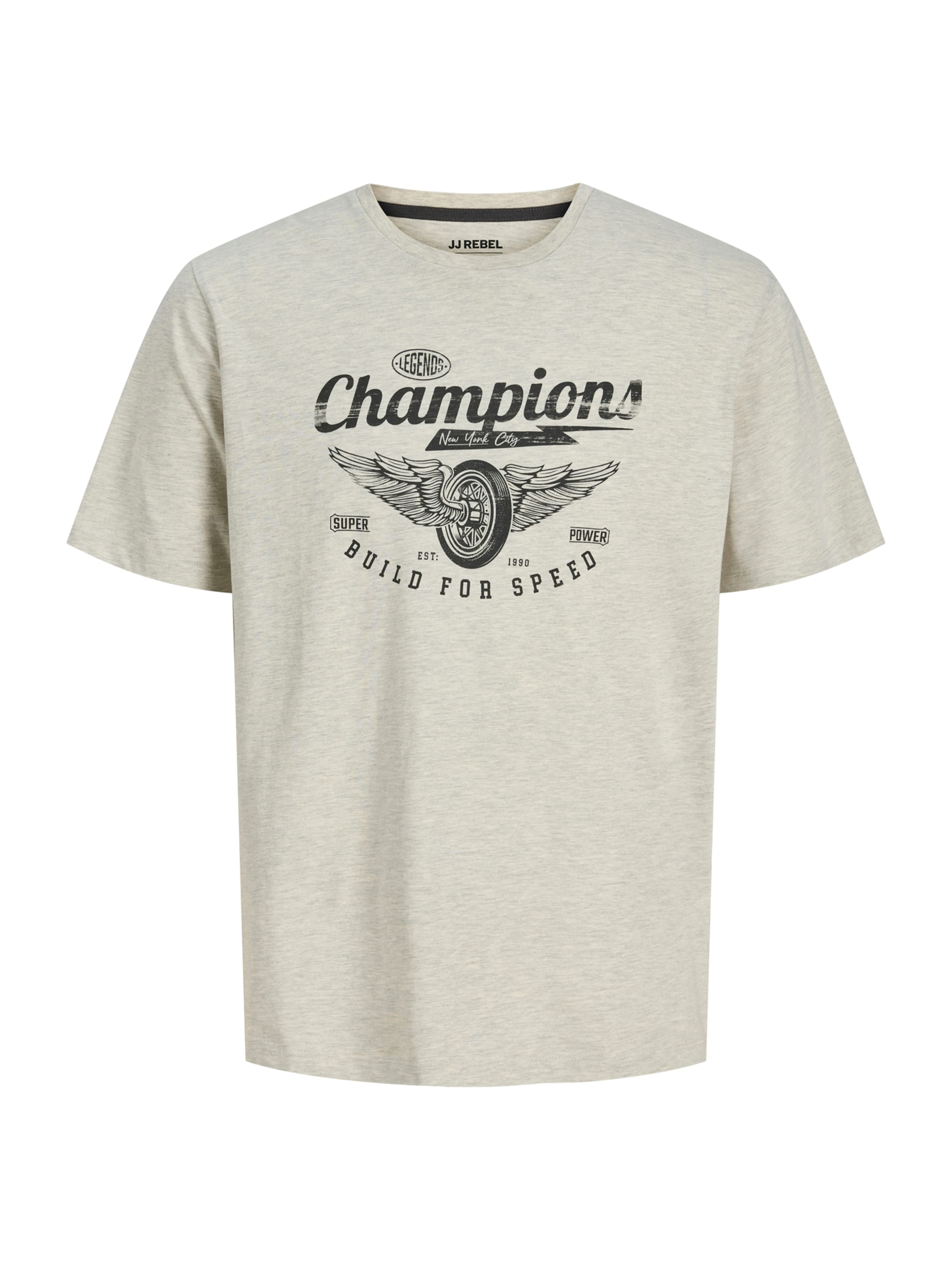 JJ Rebel Majica 'JREBMATHEO' | bela barva: sprednja stran