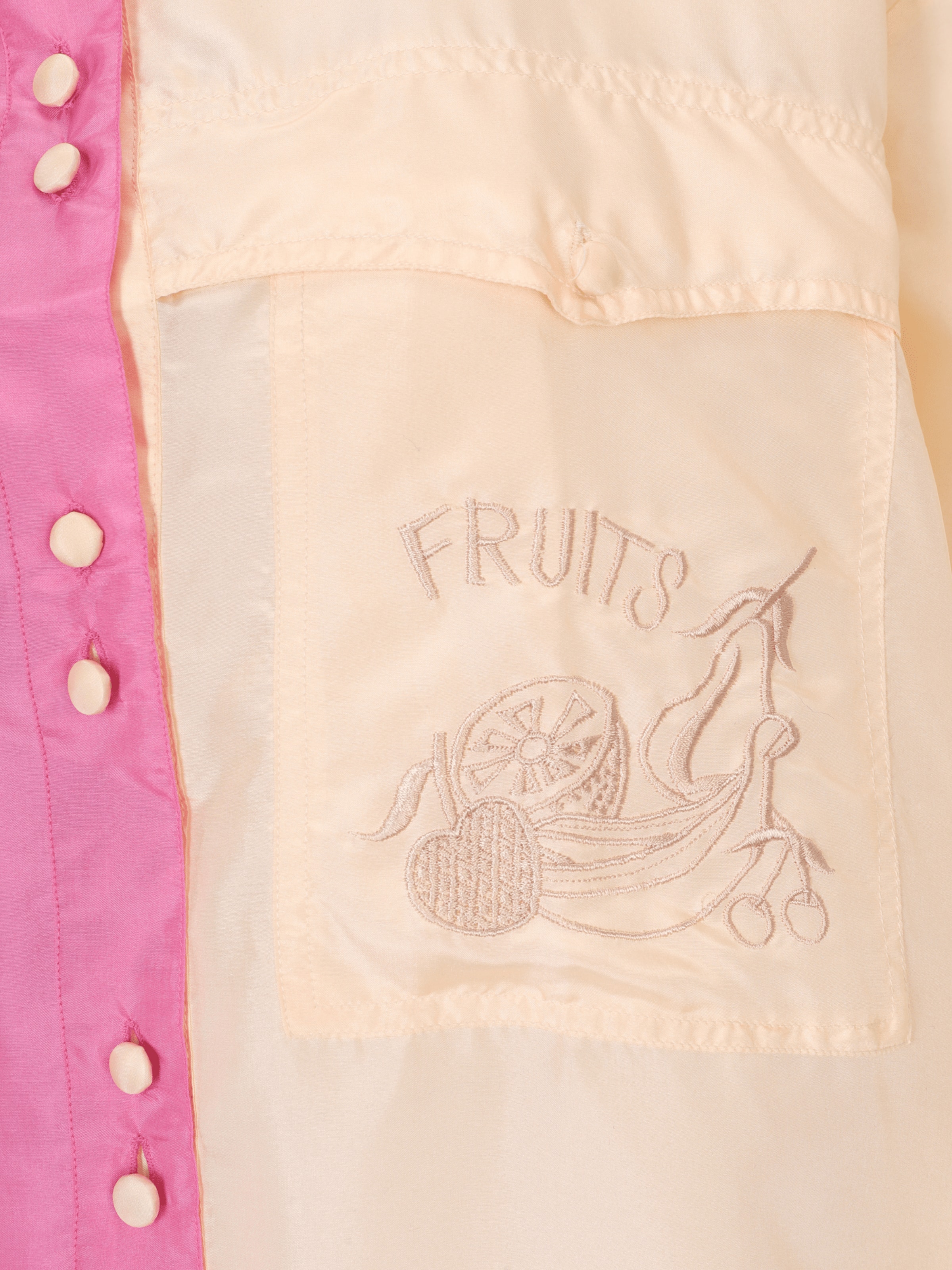 NONOI Studio Bluse 'Colorblocking' in Beige