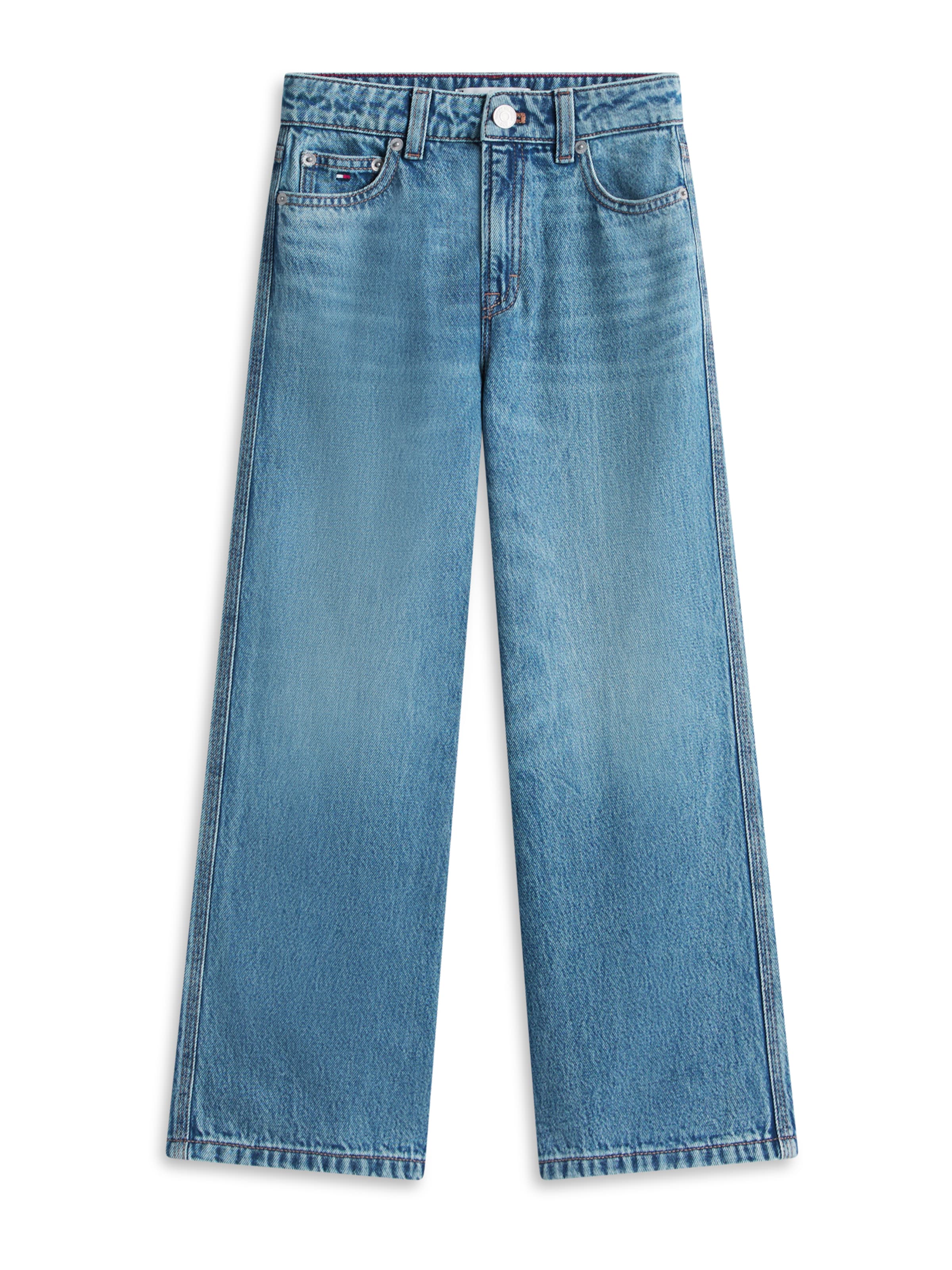 TOMMY HILFIGER Wide leg Jeans 'MABEL' i blå: framsida