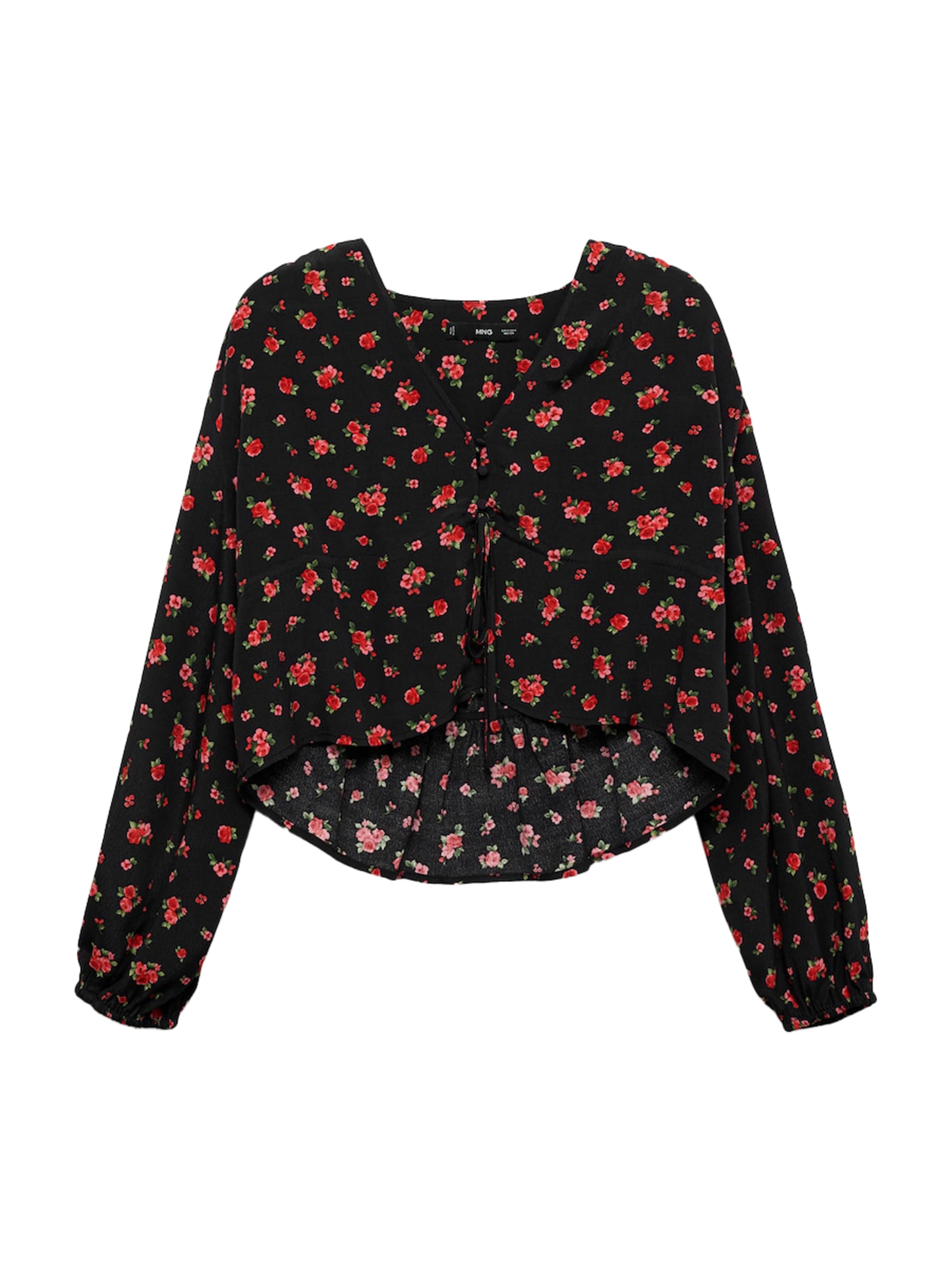 MANGO Блуза 'GEM' в черно: отпред