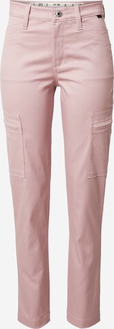 Slimfit Pantaloni cargo di G-Star RAW in rosa: frontale